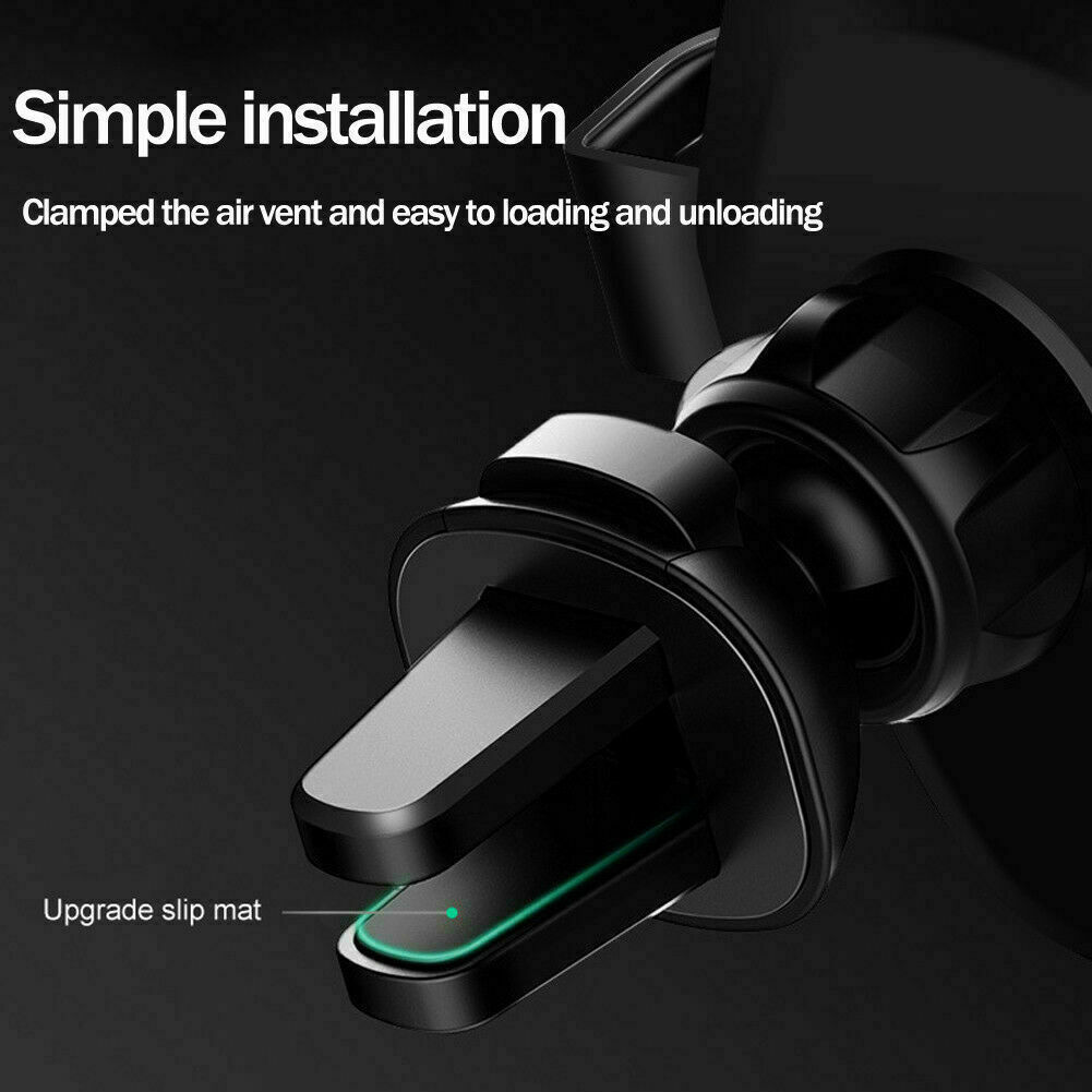 10W QI Wireless Fast Car Charger Mount Holder Stand Automatic Clamping Charging - Mercalive