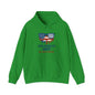 "Star-Spangled Drip Hoodie – Patriotic USA Pullover, Unisex Independence Day Sweatshirt, Soft & Cozy 4th of July Gift" - Mercalive
