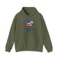 "Star-Spangled Drip Hoodie – Patriotic USA Pullover, Unisex Independence Day Sweatshirt, Soft & Cozy 4th of July Gift" - Mercalive