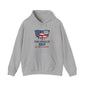 "Star-Spangled Drip Hoodie – Patriotic USA Pullover, Unisex Independence Day Sweatshirt, Soft & Cozy 4th of July Gift" - Mercalive