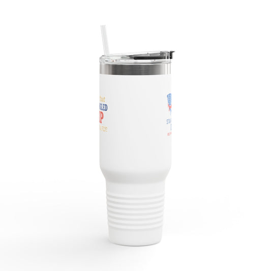 Patriotic Insulated Travel Mug, 40oz - Perfect for BBQs, Picnics, and Fourth of July Celebrations, Ideal Gift for [...] - Mercalive
