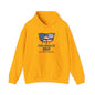 "Star-Spangled Drip Hoodie – Patriotic USA Pullover, Unisex Independence Day Sweatshirt, Soft & Cozy 4th of July Gift" - Mercalive
