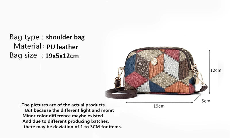 Yogodlns New Luxury Handbag Women Stitching Wild Messenger Bags Designer Brand Plaid Shoulder Bag Female Ladies Totes - Mercalive