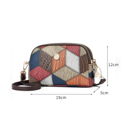 Yogodlns New Luxury Handbag Women Stitching Wild Messenger Bags Designer Brand Plaid Shoulder Bag Female Ladies Totes - Mercalive