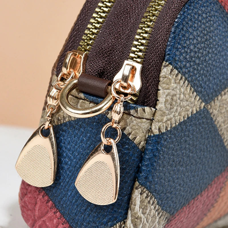 Yogodlns New Luxury Handbag Women Stitching Wild Messenger Bags Designer Brand Plaid Shoulder Bag Female Ladies Totes - Mercalive