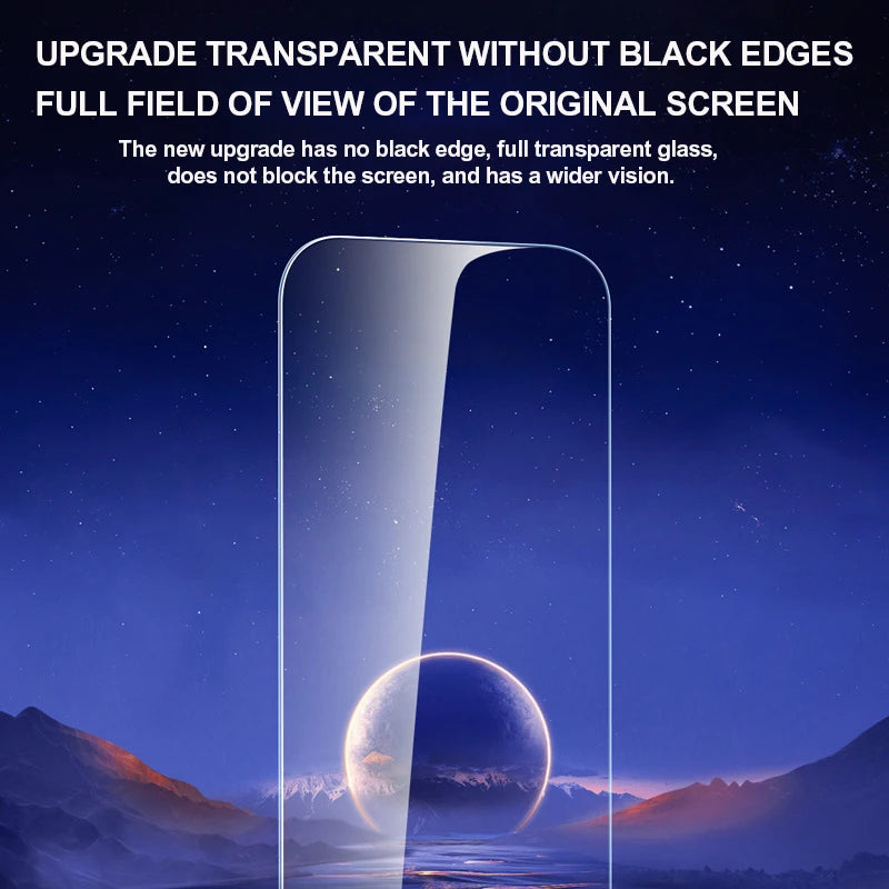 3Pcs Tempered Glass For iPhone 14 13 15 11 16 Pro Max Screen Protector for iPhone 15 Plus XR X XS Max 6 8 7 Plus SE 2020 Glass - Mercalive