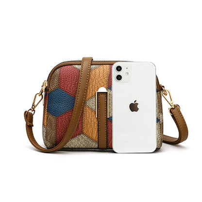 Yogodlns New Luxury Handbag Women Stitching Wild Messenger Bags Designer Brand Plaid Shoulder Bag Female Ladies Totes - Mercalive