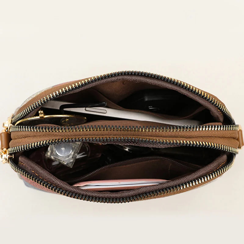 Yogodlns New Luxury Handbag Women Stitching Wild Messenger Bags Designer Brand Plaid Shoulder Bag Female Ladies Totes - Mercalive