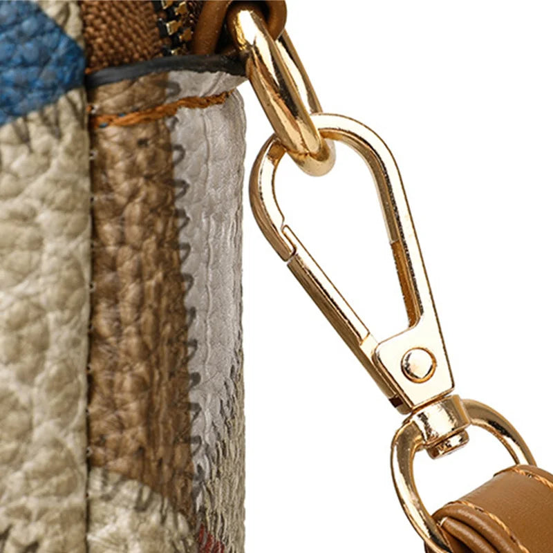 Yogodlns New Luxury Handbag Women Stitching Wild Messenger Bags Designer Brand Plaid Shoulder Bag Female Ladies Totes - Mercalive