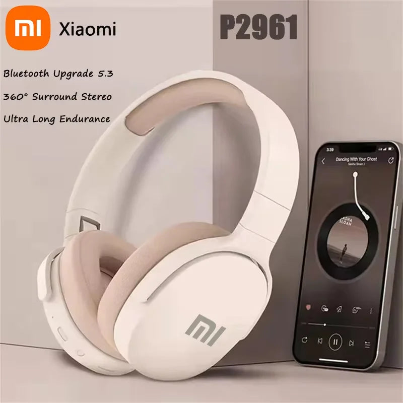 Xiaomi Original P2961 Wireless Headphones Bluetooth 5.3 Earphone For Samsung iPhone Stereo HIFI Headset Game Earbuds With Mic - Mercalive