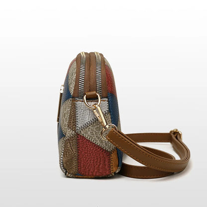 Yogodlns New Luxury Handbag Women Stitching Wild Messenger Bags Designer Brand Plaid Shoulder Bag Female Ladies Totes - Mercalive